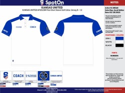 Kansas United Short Sleeve Polo (COACH SHIRTS)