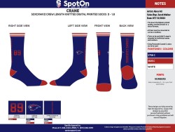 Mens Crew Length Socks Design-1
