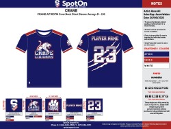 Mens Crew Neck Jersey Blue