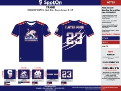 Mens V Neck Jersey Blue