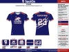 Womens V Neck Jersey Blue