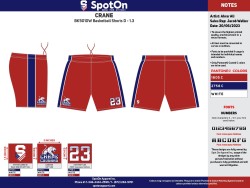 Womens Shorts Red without pockets