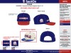 Standard Full Fabric Snapback Hats Blue-Red