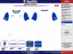 Kansas United Mens COACH SHIRTS