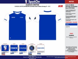 Kansas United Mens COACH SHIRTS