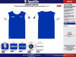 Kansas United Mens COACH SHIRTS